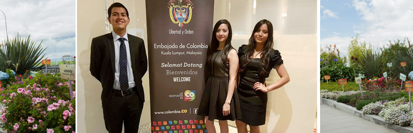 estudiante de la Universidad EAN realizan su práctica profesional en la embajada de Colombia en Malasia