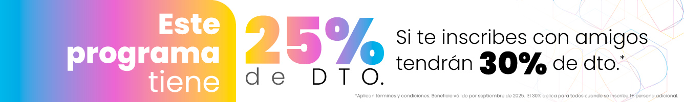 Educación Continua EAN - Banner promoción 25%