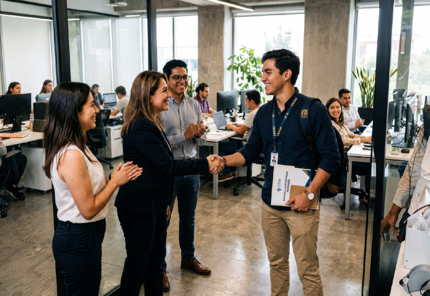 Estudiantes participando en experiencias prácticas de las facultades de la Universidad Ean