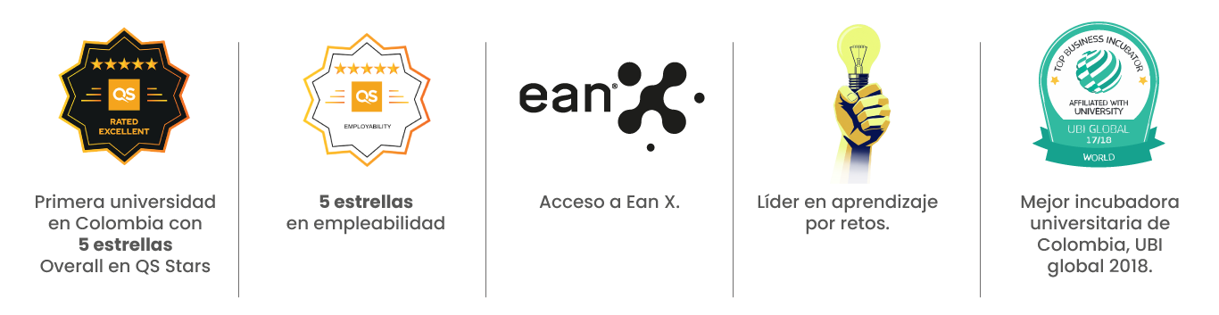 Insignias y reconocimientos de la Universidad Ean