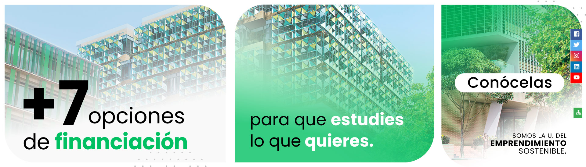 Más de 7 opciones de financiación