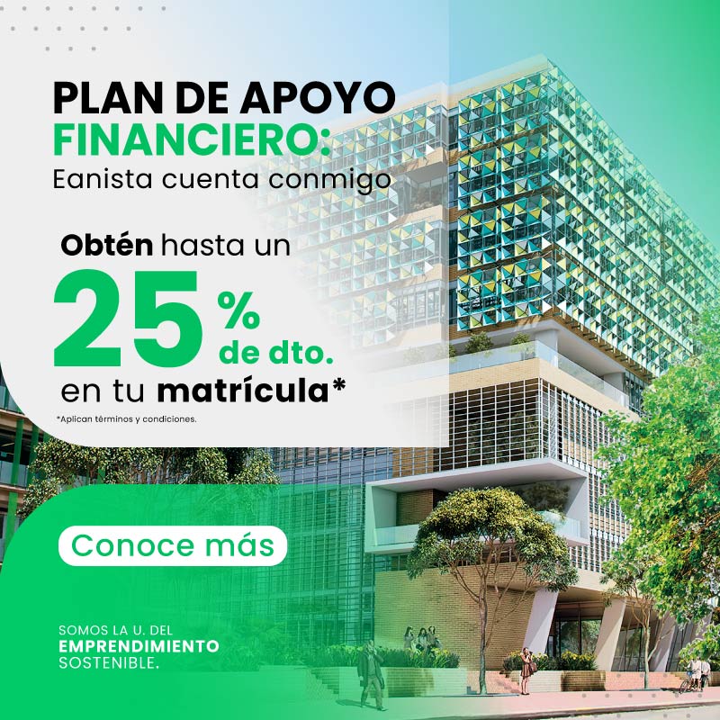 Plan de Apoyo Financiero Eanista Cuenta Conmigo - 25% de Dto.