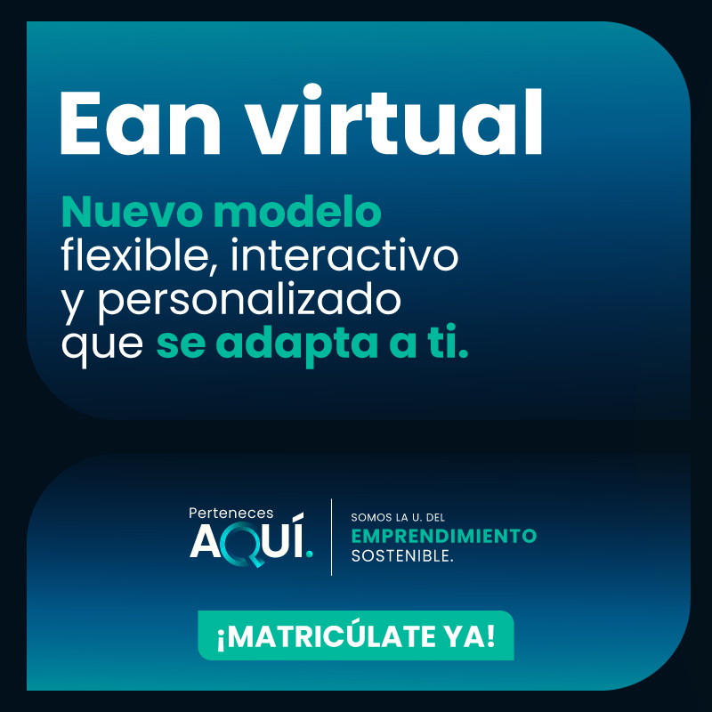 Ean virtual - Nuevo modelo flexible, interactivo y personalizado.
