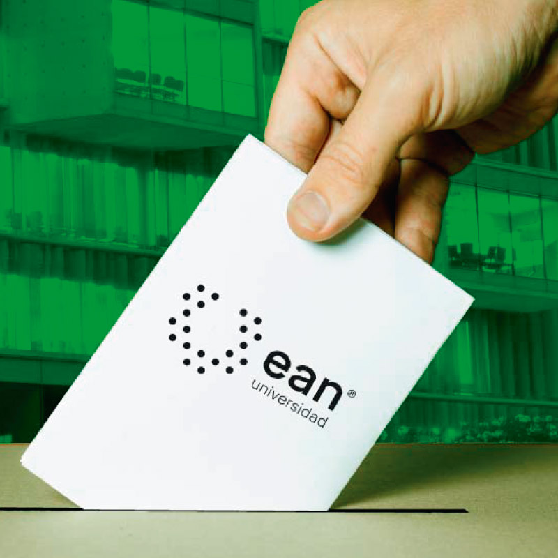 Jornada de elecciones en la Universidad Ean