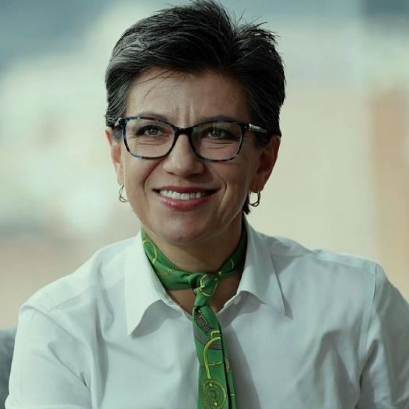 Claudia López, candidata a la alcaldía de Bogotá.