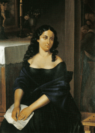 Epifanio Garay: La Pola en Capilla (1890, óleo sobre tela) Museo Nacional de Colombia.