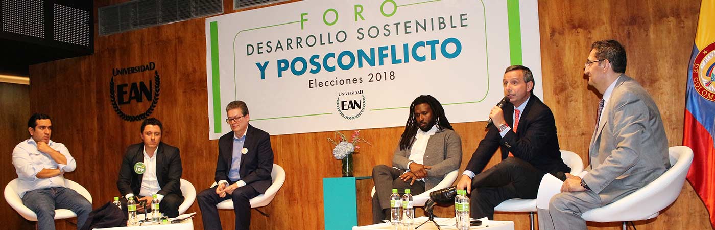  aspirantes al Congreso discutieron sobre el desarrollo sostenible y posconflicto en Colombia