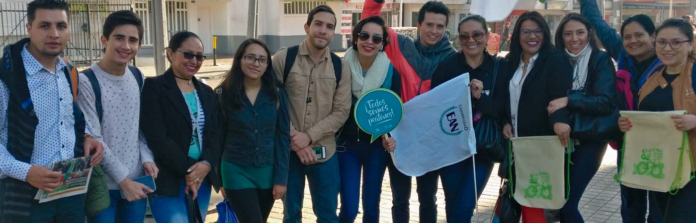 La Universidad EAN se unió a la celebración del día sin carro en Bogotá