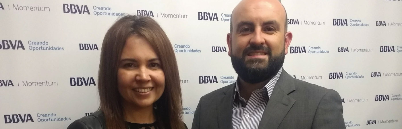 El estudiante de maestría de la Universidad EAN Mauricio Ríos ganador del programa BBVA Momentum