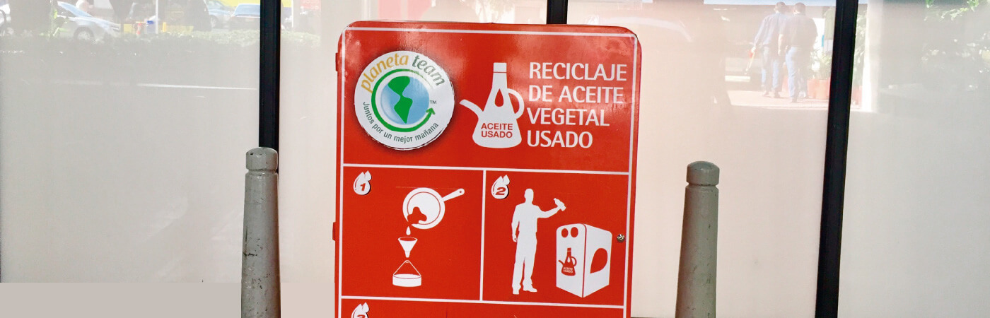 Aprende a reciclar el aceite vegetal usado