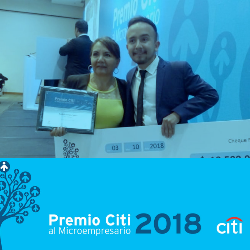 Estudiante de Negocios Internacionales de la Universidad Ean fue uno de los ganadores en los Premios Citi al Microempresario 2018