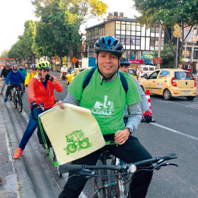 Los EANistas le cumplimos a Bogotá en el Día sin Carro